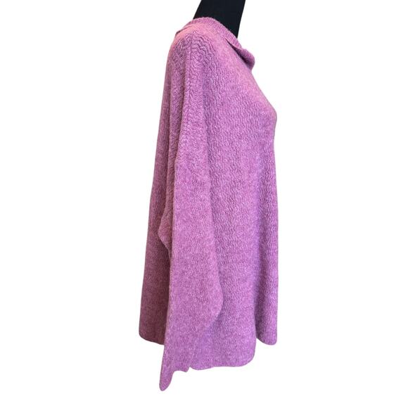 New ~TOPSHOP , NORDSTROM ~ High Neck Long Sleeve Oversized Sweater Size 8-10 - Picture 3 of 5